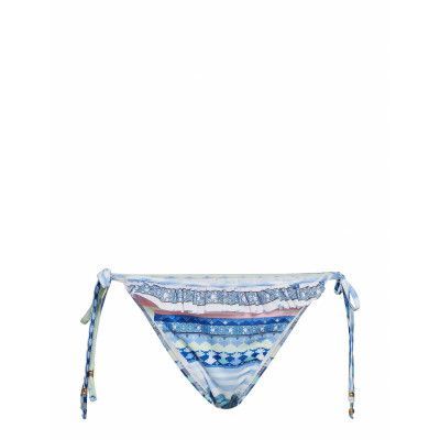Gigi Bikini Bottom Swimwear Bikinis Bikini Bottoms Side-tie Bikinis Blå By Malina