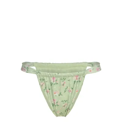 Gina Tricot Gathered Bikini Tanga - Pink - L