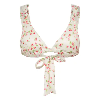 Gina Tricot Wide Strap Bikini Top Multi/patterned