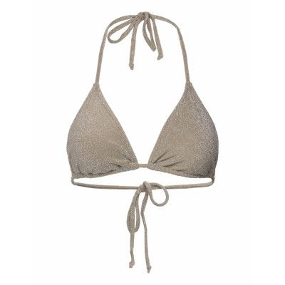 Second Female Glint Bikini Top Silver