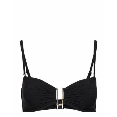 Chantelle Beach Glow Bikini Wirefree Bandeau Bra Svart