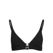 Glow Bikini Wirefree Plunge T-Shirt Bra *Villkorat Erbjudande Swimwear Bikinis Bikini Tops Triangle Bikinitops Svart Chantelle Beach