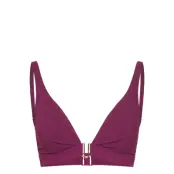 Chantelle Beach Glow Bikini Wirefree Plunge T-Shirt Bra Burgundy