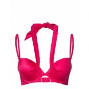 Grenada Wrap Pp Push Swimwear Bikinis Bikini Tops Wired Bikinitops Pink Hunkemöller