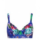 Fantasie Halkidiki Uw Gathered Full Cup Bikini Top 32 F Blå