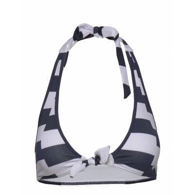 Halter Rp Swimwear Bikinis Bikini Tops Wired Bikinitops Blå Tommy Hilfiger