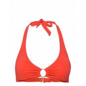 Halter Top Swimwear Bikinis Bikini Tops Triangle Bikinitops Orange Michael Kors Swimwear
