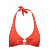 Halter Top Swimwear Bikinis Bikini Tops Triangle Bikinitops Röd Michael Kors Swimwear