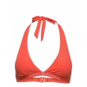 Halter Triangle Rp Swimwear Bikinis Bikini Tops Triangle Bikinitops Orange Tommy Hilfiger