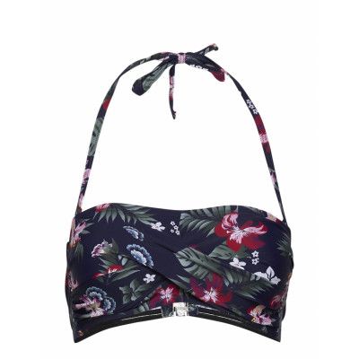 Hawaii, Twisted Bandeau Bikinitop Blå Abecita