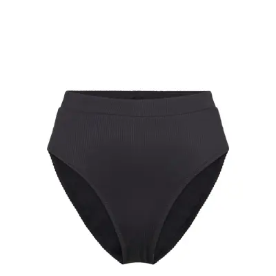 High Cut Bikini Briefs Swimwear Bikinis Bikini Bottoms High Waist Bikinis Svart Understatement Underwear