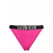 High Rise Tanga Swimwear Bikinis Bikini Bottoms High Waist Bikinis Rosa Calvin Klein