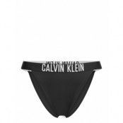 High Rise Tanga Swimwear Bikinis Bikini Bottoms High Waist Bikinis Svart Calvin Klein