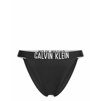 High Rise Tanga Swimwear Bikinis Bikini Bottoms High Waist Bikinis Svart Calvin Klein