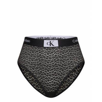 High Waist Bikini Lingerie Panties High Waisted Panties Svart Calvin Klein