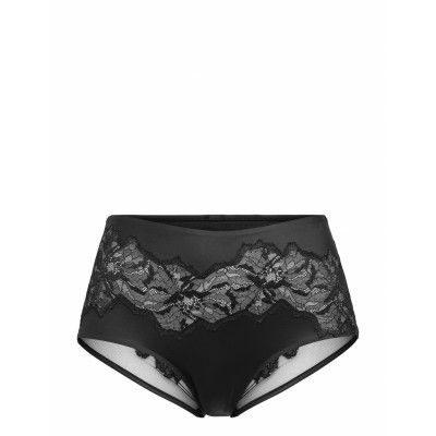 High Waist Bikini Lingerie Panties High Waisted Panties Svart Calvin Klein