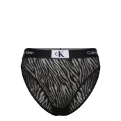 High Waist Bikini Trosa Brief Tanga Svart Calvin Klein