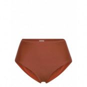 High Waist Brief Swimwear Bikinis Bikini Bottoms High Waist Bikinis Brun Röhnisch