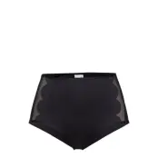 High Waisted Petal Edge Pant Swimwear Bikinis Bikini Bottoms High Waist Bikinis Svart Seafolly