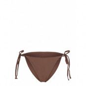 Gina Tricot Highshine Bikini Brief Brun