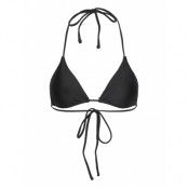 Gina Tricot Highshine Triangle Bikini Top Svart