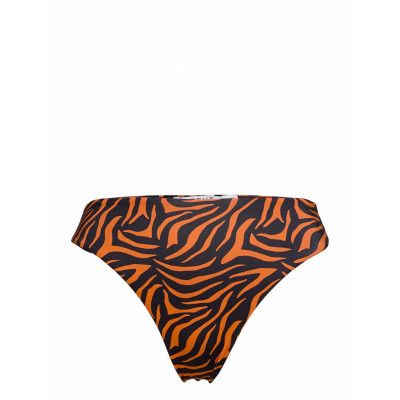 Highwaist Bottom Bikinitrosa Orange Ivyrevel