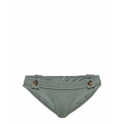Hipster W/ Buttons Bikinitrosa Grön Seafolly