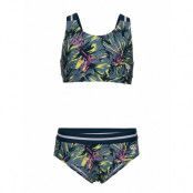 Hmlzoey Bikini Bikini Multi/mönstrad Hummel