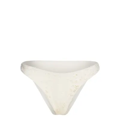 Hunkemöller Crochet High Leg R Vit