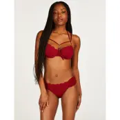 Hunkemöller Scallop Pd - Red - A x 95