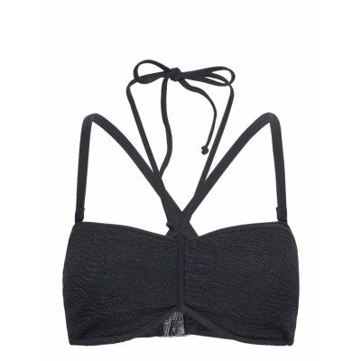 Ibiza Waves Uw Bandeau Bikini Top 32 Dd Swimwear Bikinis Bikini Tops Bandeau Bikinitops Svart Freya