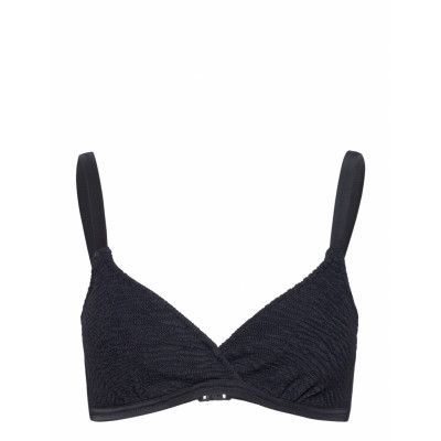 Ibiza Waves Uw Plunge Bikini Top 36 Dd *Villkorat Erbjudande Swimwear Bikinis Bikini Tops Triangle Bikinitops Svart Freya