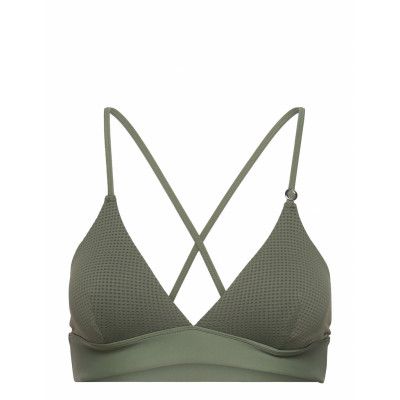 Iconic Bikini Top Swimwear Bikinis Bikini Tops Triangle Bikinitops Grön Casall