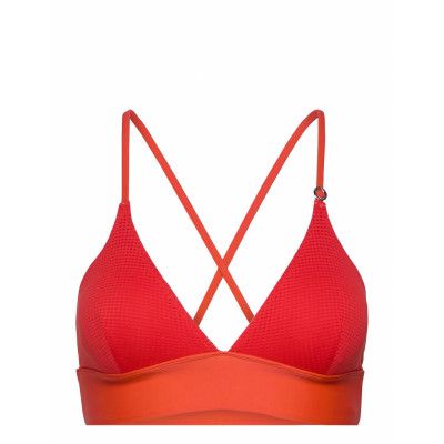 Iconic Bikini Top Swimwear Bikinis Bikini Tops Triangle Bikinitops Röd Casall