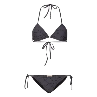 Iconic Triangle Bikini Bikini Grå Zadig & Voltaire