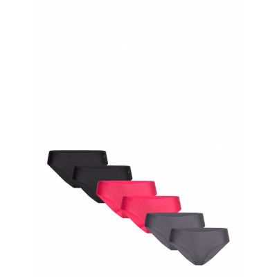 Women's Invisible Bikini 6-Pack *Villkorat Erbjudande Trosa Brief Tanga Multi/mönstrad Danish Endurance