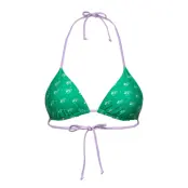 Irisa Bel Bikini Top Swimwear Bikinis Bikini Tops Triangle Bikinitops Grön Becksöndergaard