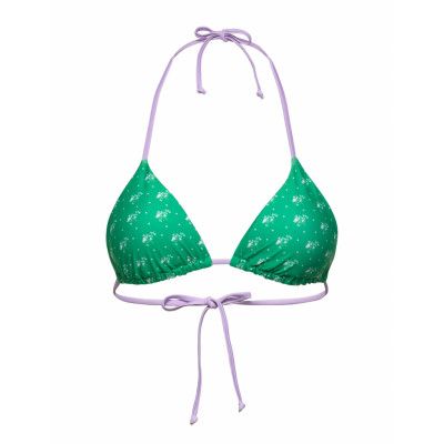 Irisa Bel Bikini Top Swimwear Bikinis Bikini Tops Triangle Bikinitops Grön Becksöndergaard