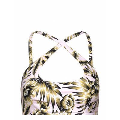 Islandinthesun Dd Scoop Neck Halter Swimwear Bikinis Bikini Tops Bandeau Bikinitops Multi/patterned Seafolly