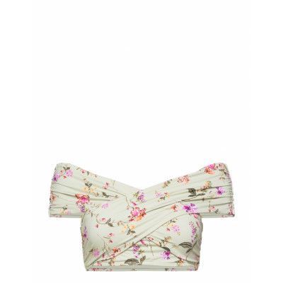 Ivy Bikini Top Swimwear Bikinis Bikini Tops Bandeau Bikinitops Grön By Malina