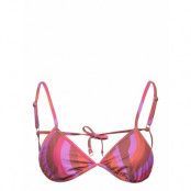 Izzi Bikini Top Swimwear Bikinis Bikini Tops Triangle Bikinitops Pink Faithfull The Brand