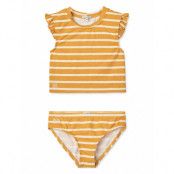 Liewood Judie Stripe Bikini Set Orange