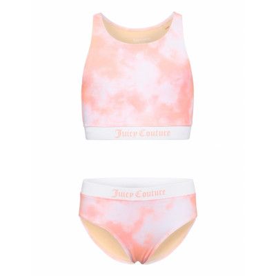 Juicy Couture Juicy Tie Dye Swimset Orange