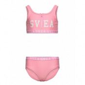 K. Sporty Zip Bikini Bikini Rosa Svea