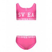 K. Sporty Zip Bikini Bikini Rosa Svea