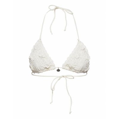 Kandia Top Swimwear Bikinis Bikini Tops Triangle Bikinitops Creme Panos Emporio