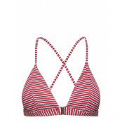 Kasey Fixed Tri Bikini Top Bikinitop Röd Superdry