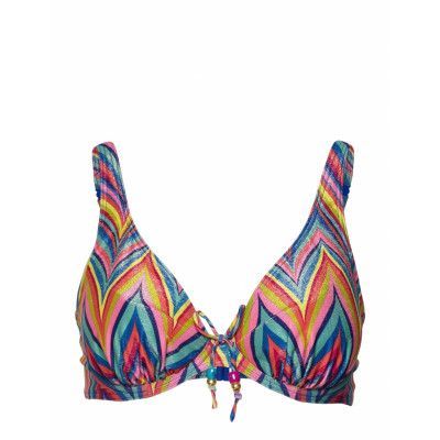 Kea Half Padded Bikini Top Swimwear Bikinis Bikini Tops Wired Bikinitops Multi/patterned Primadonna