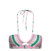 Kenya Bikini Top Swimwear Bikinis Bikini Tops Bandeau Bikinitops Rosa Hosbjerg