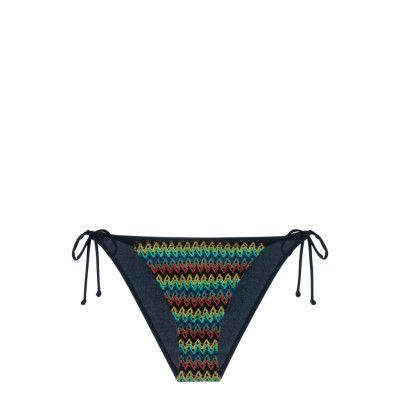 Keta Brief Swimwear Bikinis Bikini Bottoms Side-tie Bikinis Svart Dorina